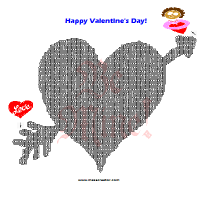 A Valentines Day Maze for All MAZE CREATOR TEMPLATE