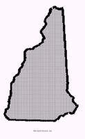 The state of New Hampshire, travel from Massachusetts to Canada with this template MAZE CREATOR TEMPLATE