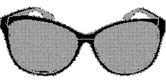 A maze in the shape of sun glasses for summer fun MAZE CREATOR TEMPLATE